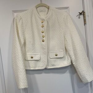 NWOT Vita Grace Elory Timeless Jacket in Cream M/L